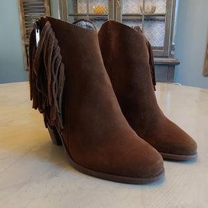 Womens Jessica Simpson Conley Brown Suede Boots